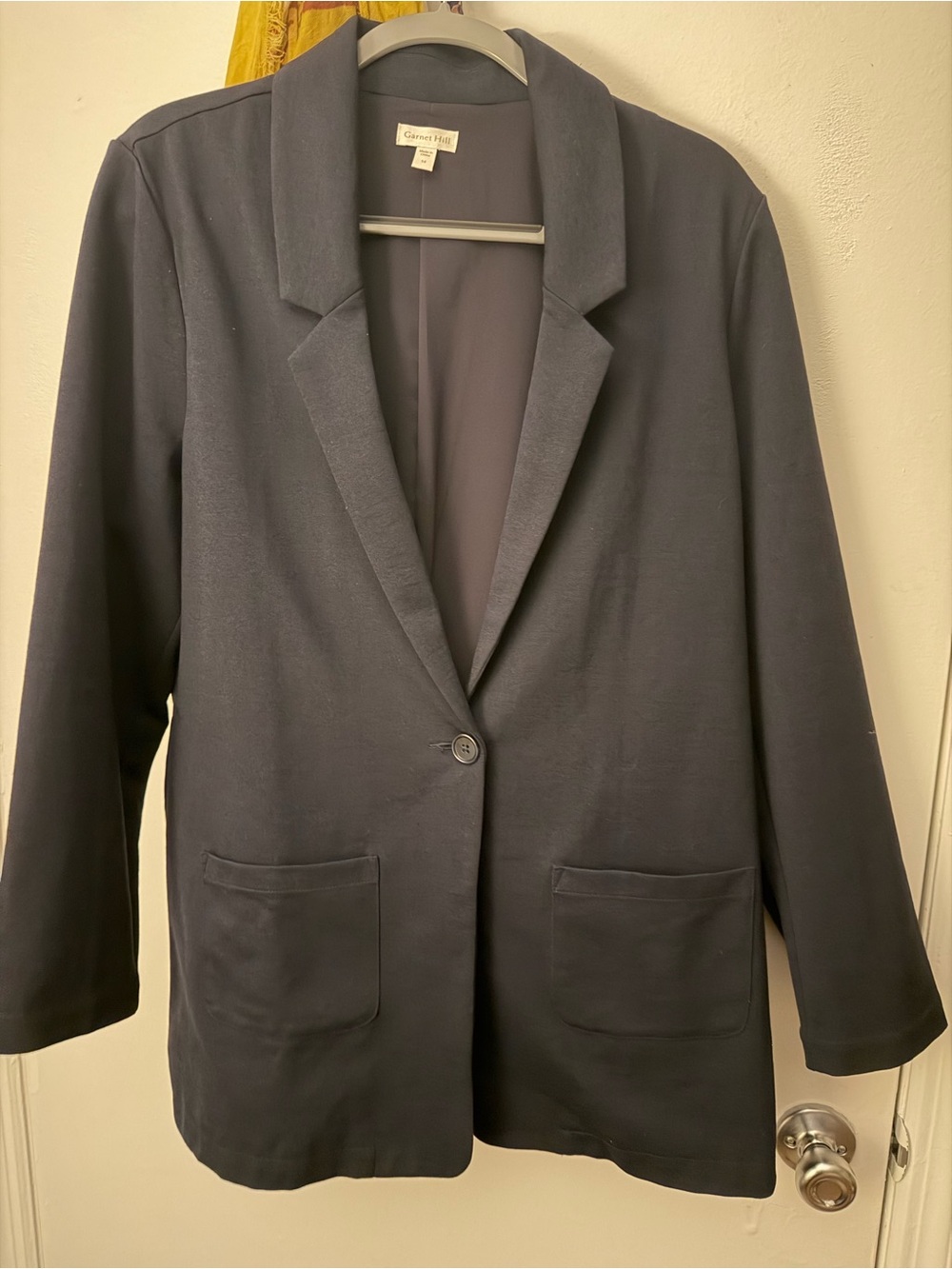 Garnet Hill Relaxed Blazer Grey - Excellent Condition - SZ: 14‎